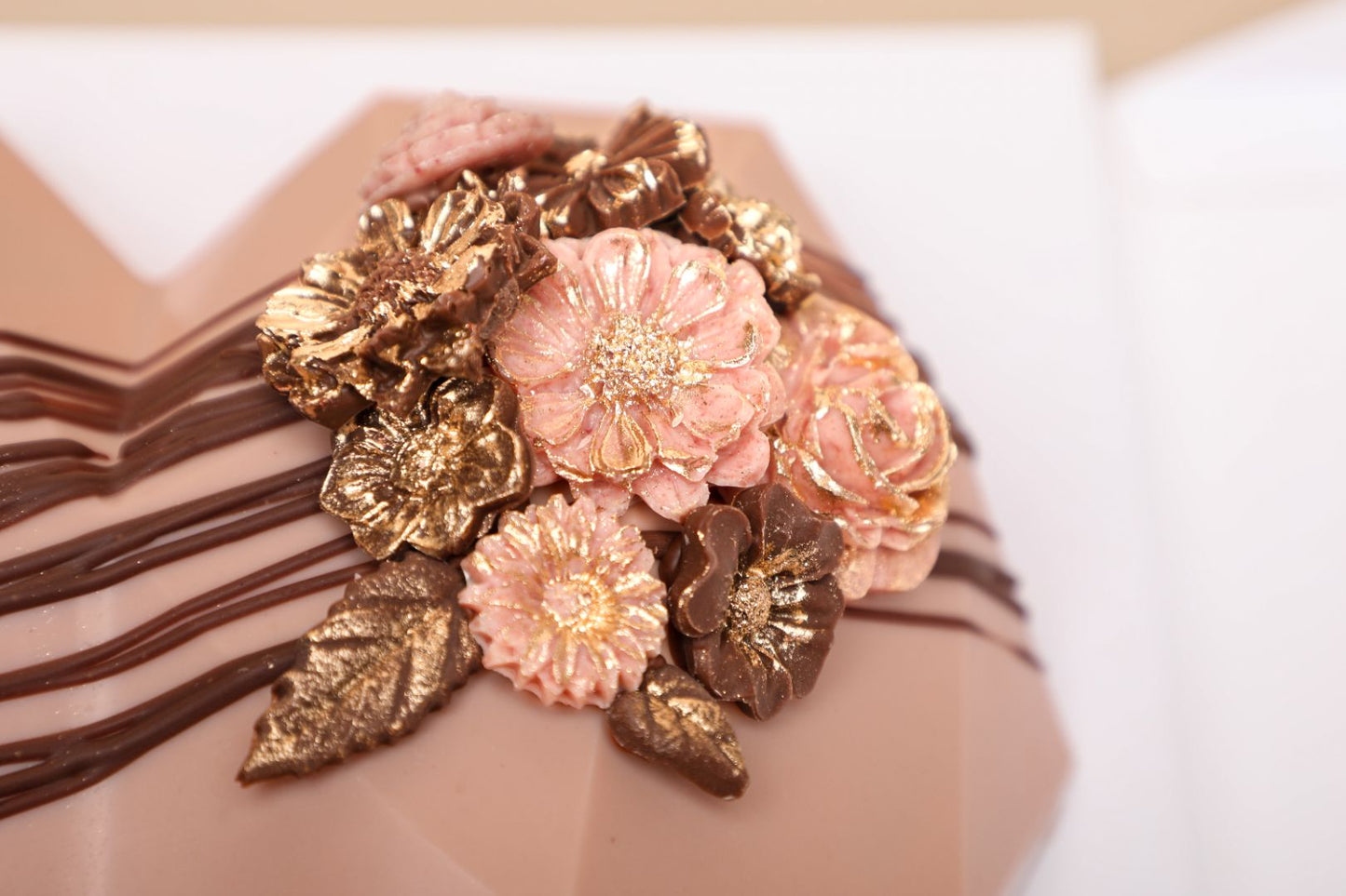 A big chocolate heart with a surprise inside