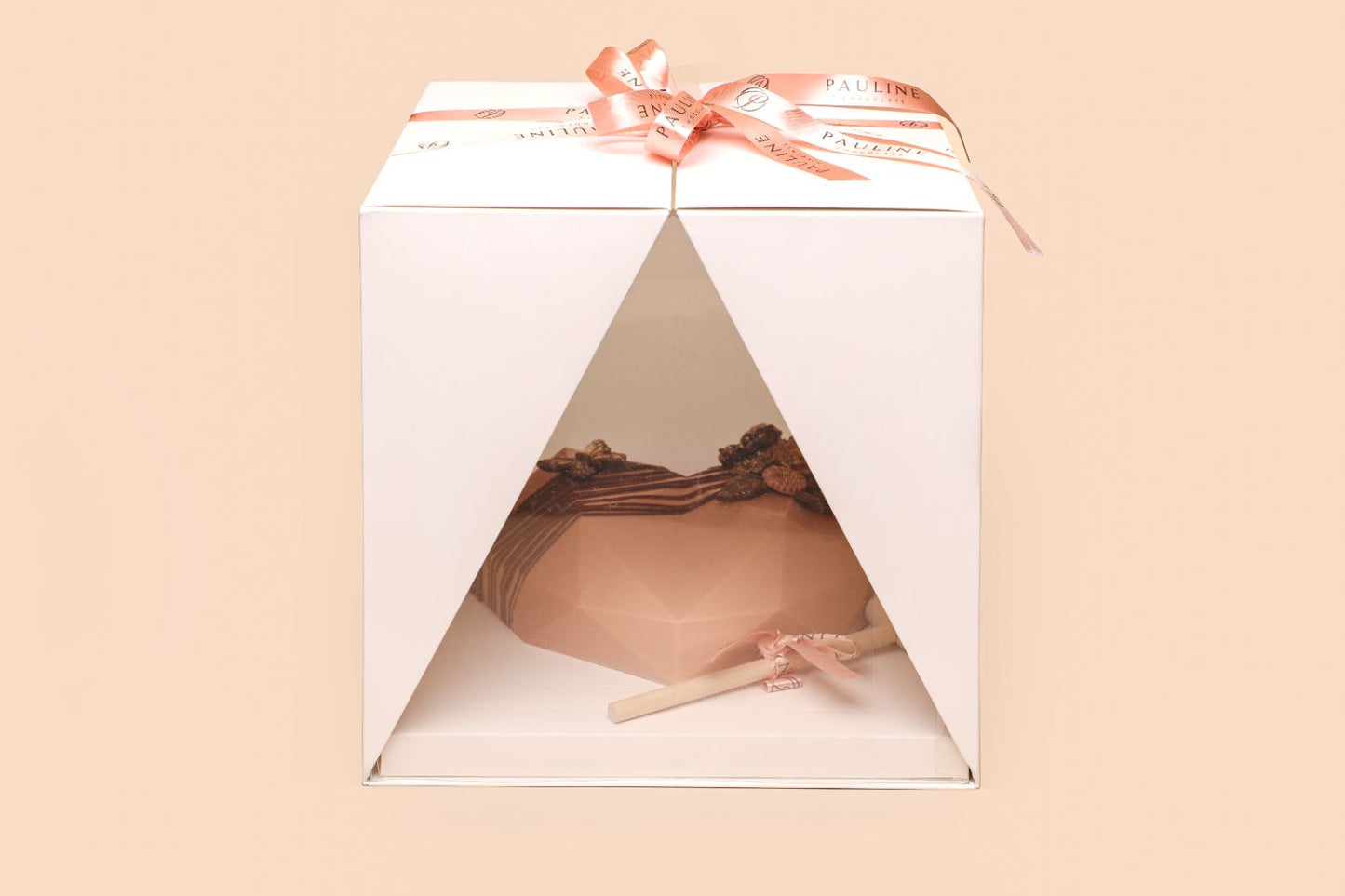 A big chocolate heart with a surprise inside